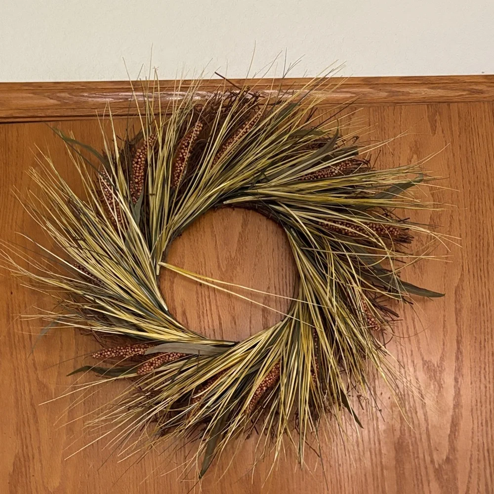 Hallmark Rustic Autumn Wreath - Brown and Green